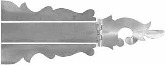 Somerset County Patchbox Kit, steel, 7-7/8" overall length